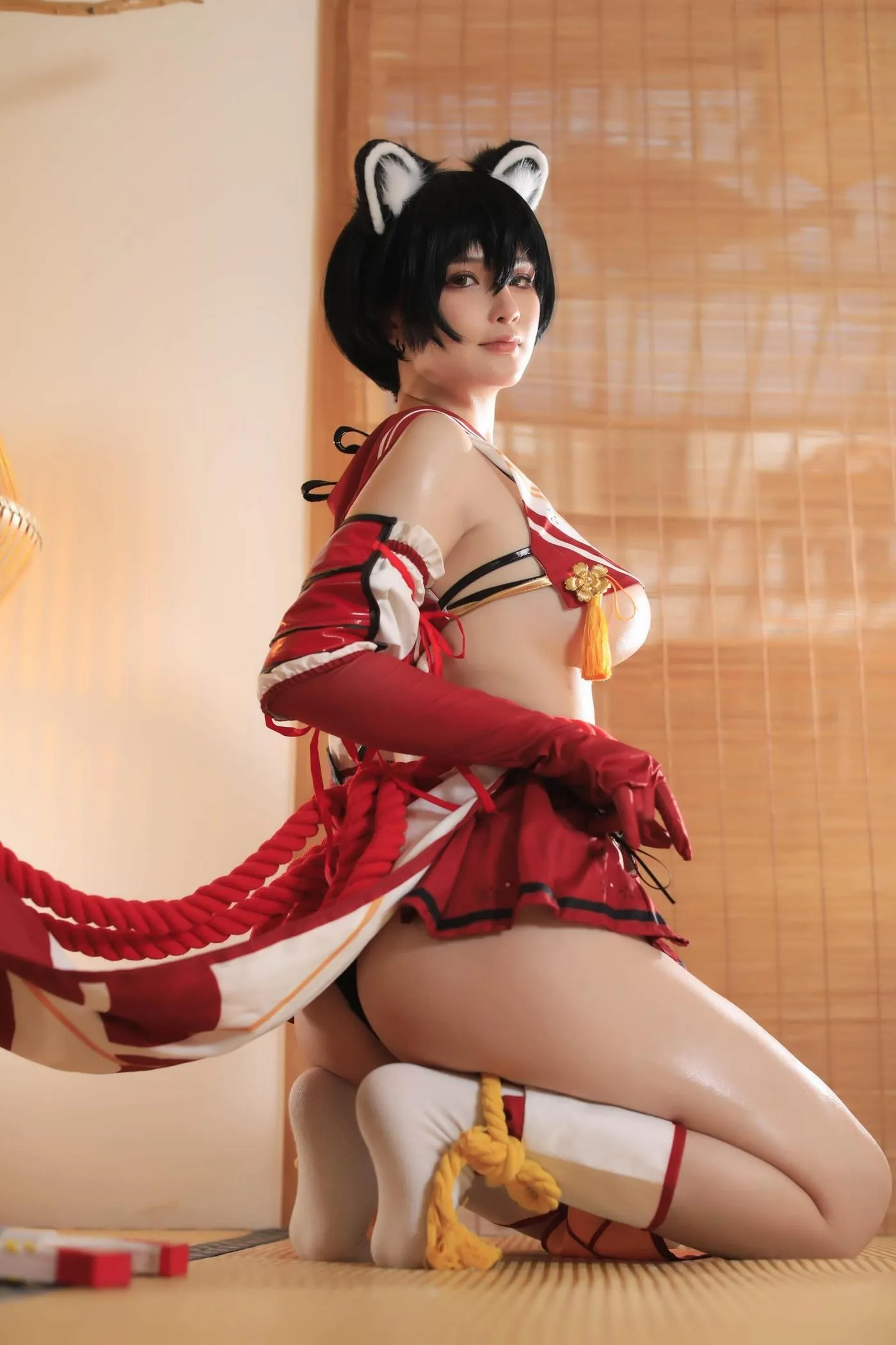 前羽rr – NO.10 碧蓝档案 春日椿 [33P]插图3